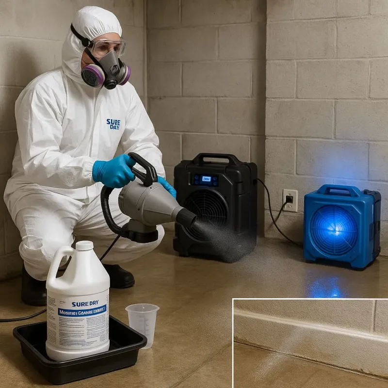 Sanitization and Odor Removal process in Clermont County, OH